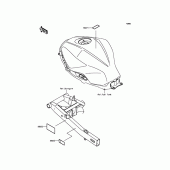 Схема вузла: Інформаційні наклейки для Kawasaki EX300 Ninja 300 ABS