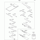 Схема вузла: Owner`s tools для Kawasaki ZX600 Ninja ZX-6RR
