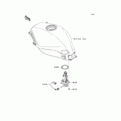 Схема вузла: Паливний насос для Kawasaki EX250 Ninja 250R