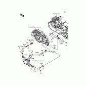 Схема вузла: Water Pipe для Kawasaki VN1700 Vulcan 1700 Voyager Custom ABS