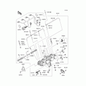 Схема вузла: Throttle(a2/a3) для Kawasaki ZR1000 Z1000