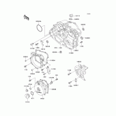 Схема узла: Engine cover(s) для Kawasaki KL250 KLR250