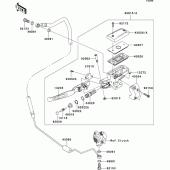 Схема узла: Clutch master cylinder для Kawasaki VN1700 VN1700 Classic ABS
