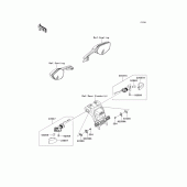 Схема вузла: Поворотники для Kawasaki ZX1000 Ninja ZX-10R ABS