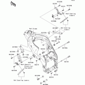 Схема узла: Крепление двигателя для Kawasaki ZX1000 Ninja ZX-10R