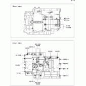Схема вузла: Болти картера двигуна для Kawasaki EX650 Ninja 650 ABS