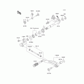 Схема вузла: Перемикач передач для Kawasaki KLZ1000 Versys 1000