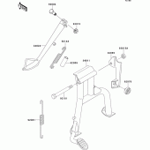 Схема вузла: Stand(s) для Kawasaki ER500 ER-5