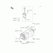 Схема вузла: Колінчастий вал для Kawasaki EJ650 W650
