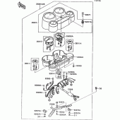 Схема узла: Meter(s) для Kawasaki ZX1000 ZX-10
