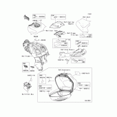 Схема узла: Информационные наклейки (1/2) для Kawasaki ZG1400 Concours 14 ABS