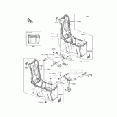 Схема вузла: Кофри для Kawasaki KLE250 Versys-X 250 ABS
