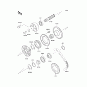 Схема узла: Generator shaft для Kawasaki ZX750 Ninja ZX-7