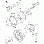 Схема узла: Сцепление для Kawasaki ZX636 Ninja ZX-6R