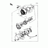 Схема узла: Генератор для Kawasaki ZX900 GPZ900R
