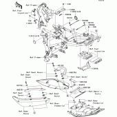 Схема узла: Frame fittings(jkaex650aba022144-) для Kawasaki EX650 Ninja 650 ABS