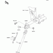 Схема вузла: Stand(s) для Kawasaki ZX1000 Ninja ZX-10R