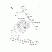 Схема узла: Клапан (s) для Kawasaki KL110 KSR