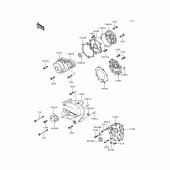 Схема вузла: Engine cover(s) для Kawasaki KZ1000 Police