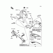 Схема узла: Топливный бак для Kawasaki VN1700 VN1700 Classic Tourer ABS
