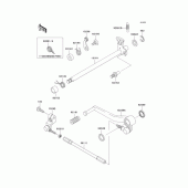 Схема узла: Переключатель передач для Kawasaki ZX636 Ninja ZX-6R