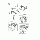 Схема вузла: Accessory(1/2) для Kawasaki ZG1000 1000GTR