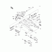 Схема узла: Задний рычаг (Маятник) для Kawasaki EX650 Ninja 650 ABS