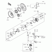 Схема вузла: Starter Motor для Kawasaki ZX1000 Ninja 1000 ABS