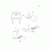 Схема вузла: Decals(red)(e10)(ca,us) для Kawasaki ZX600 Ninja ZX-6