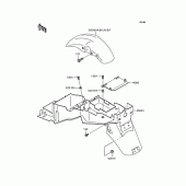 Схема узла: Крыло для Kawasaki ZR250 Balius-II