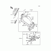 Схема узла: Рама для Kawasaki ZX750 Ninja ZX-7R