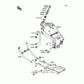 Схема узла: Рама для Kawasaki ZX750 Ninja ZX-7