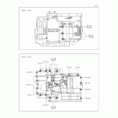 Схема вузла: Болти картера двигуна для Kawasaki EX400 Ninja 400R