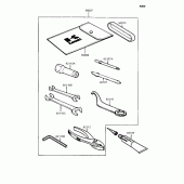 Схема вузла: Інструмент для Kawasaki KMX50 KSR-I