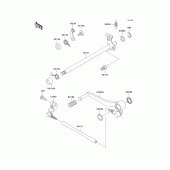 Схема вузла: Перемикач передач для Kawasaki ZX600 Ninja ZX-6R