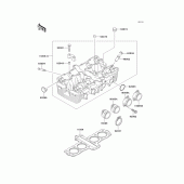 Схема узла: Головка цилиндра для Kawasaki ZR550 Zephyr