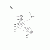 Схема вузла: Oil tank для Kawasaki KMX50 KSR-I