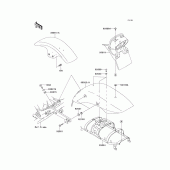 Схема вузла: Крило для Kawasaki VN250 Eliminator 250V
