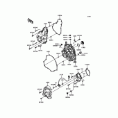 Схема вузла: Engine Cover(s) для Kawasaki EX650 Ninja 650 ABS