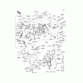 Схема вузла: Throttle(1/2) для Kawasaki VN1500 Vulcan 1500 Drifter