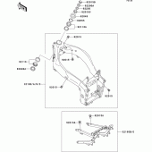 Схема узла: Рама для Kawasaki ZX750 ZXR750