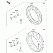 Схема вузла: Шини для Kawasaki ZX1000 Ninja ZX-10R