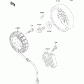 Схема вузла: Генератор для Kawasaki ZX600 ZZ-R600
