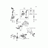 Схема вузла: Замок запалювання для Kawasaki KLX250 D-Tracker X