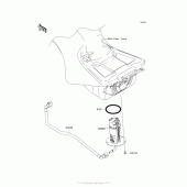 Схема вузла: Паливний насос для Kawasaki ZX1400 Ninja ZX-14R ABS