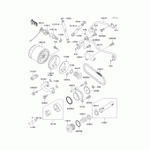 Схема вузла: Масляний насос для Kawasaki VN800 Vulcan 800 Classic