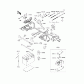 Схема вузла: Електроустаткування для Kawasaki EJ400 W400