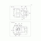 Схема вузла: Болти картера двигуна для Kawasaki EN500 Vulcan 500 LTD