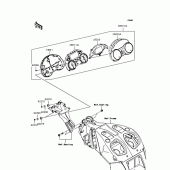 Схема вузла: Meter (s) для Kawasaki ZX1400 ZZR1400