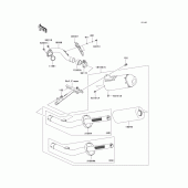 Схема вузла: Вихлопна система для Kawasaki KX250/ KX252 KX250F